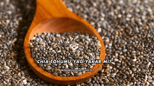 Chia Tohumu Yağ Yakar mı?