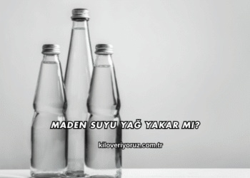 Maden Suyu Yağ Yakar mı?