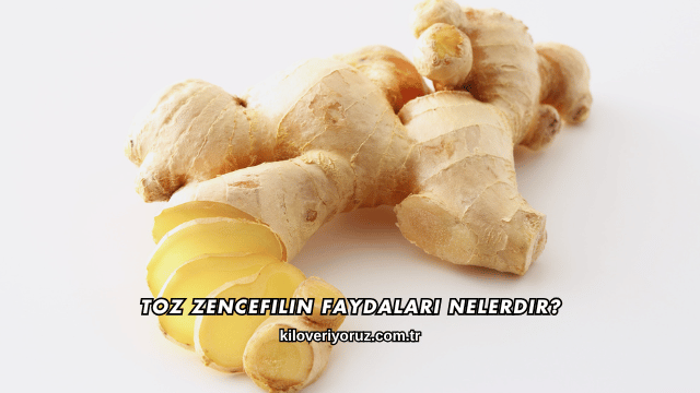 Toz Zencefilin Faydaları Nelerdir?