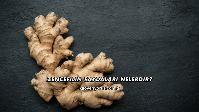 Zencefilin Faydaları Nelerdir?
